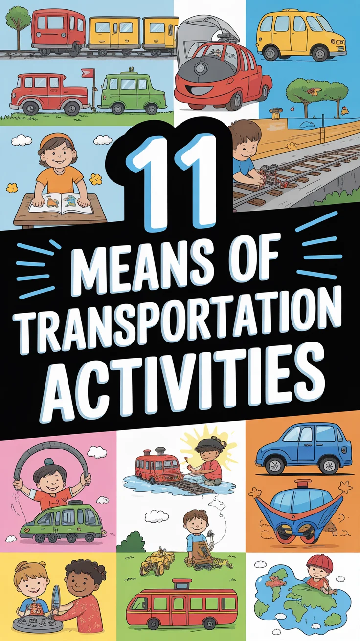 🚲 11 Means Of Transportation Activities