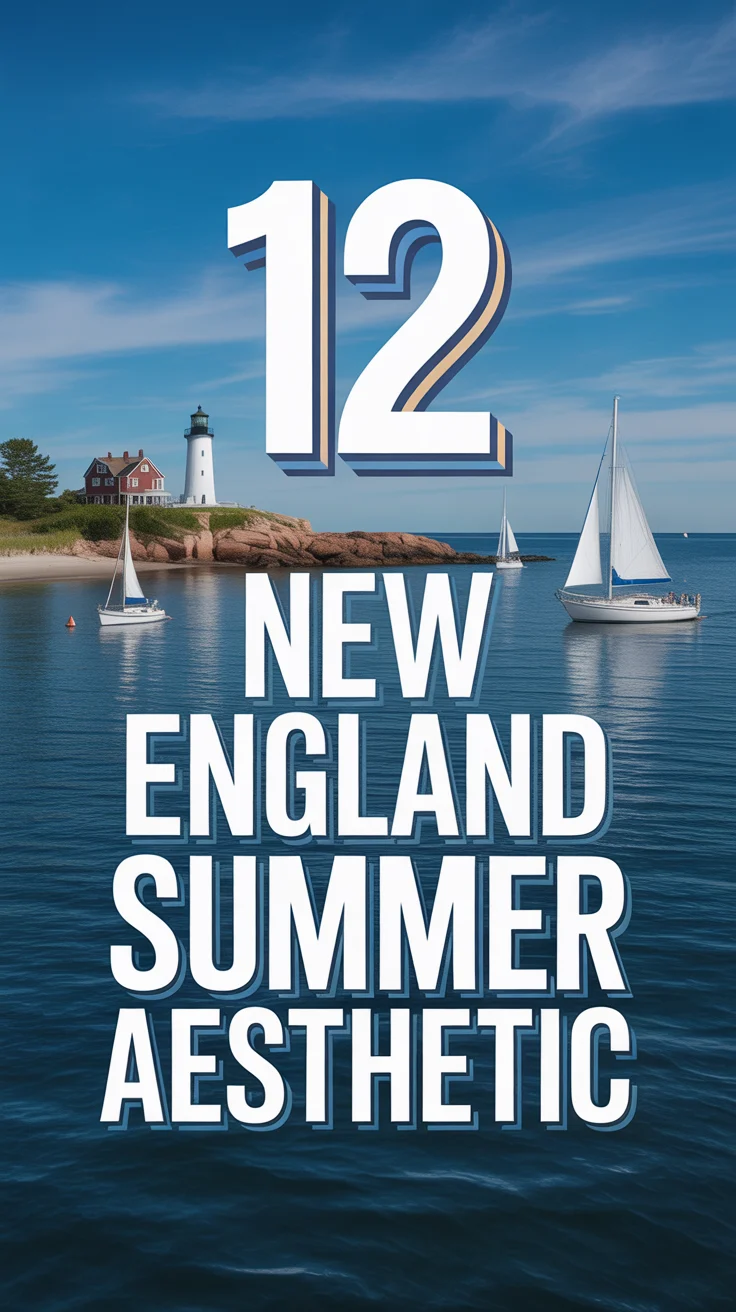 🌊 12 New England Summer Aesthetic