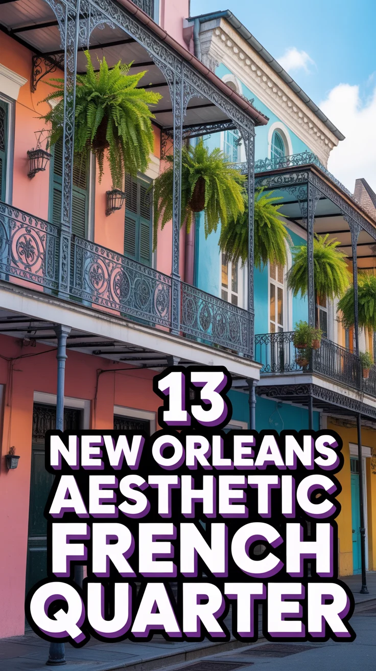 ⚜️ 13 New Orleans Aesthetic French Quarter