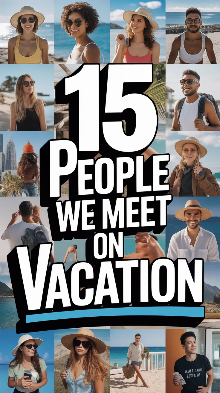 ✈️ 15 People We Meet On Vacation