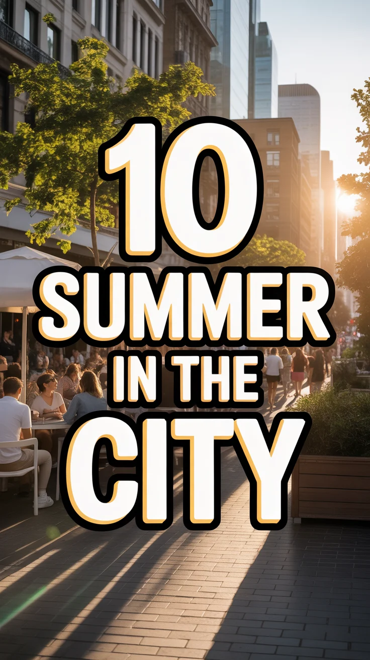 ☀️ 10 Summer In The City