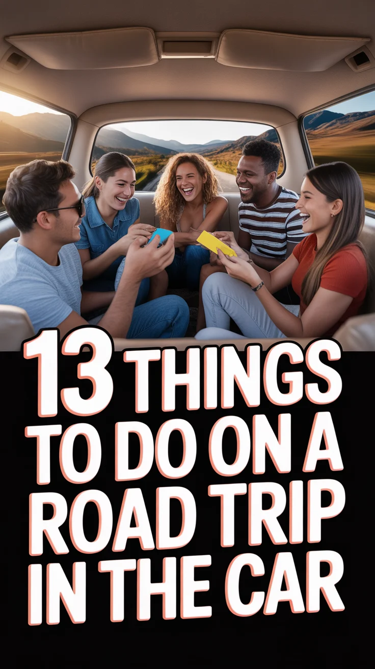🚗 13 Things To Do On A Road Trip In The Car
