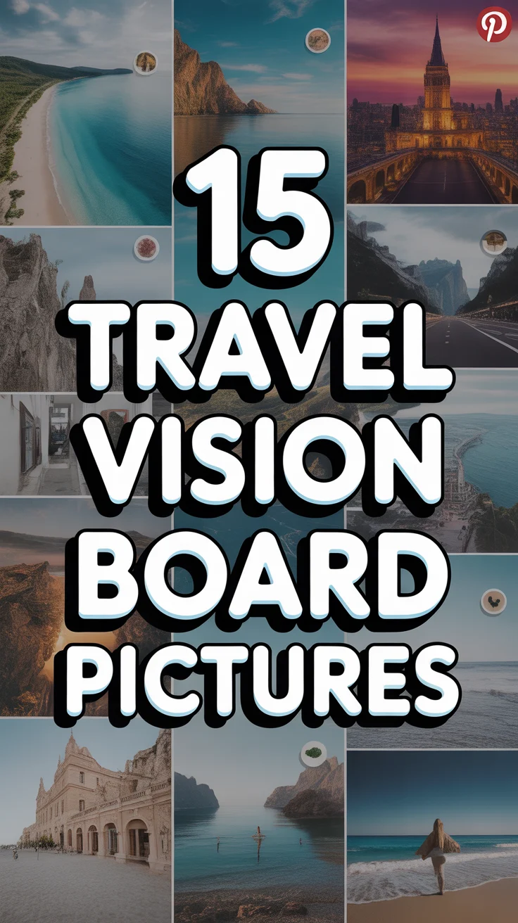 ✈️ 15 Travel Vision Board Pictures