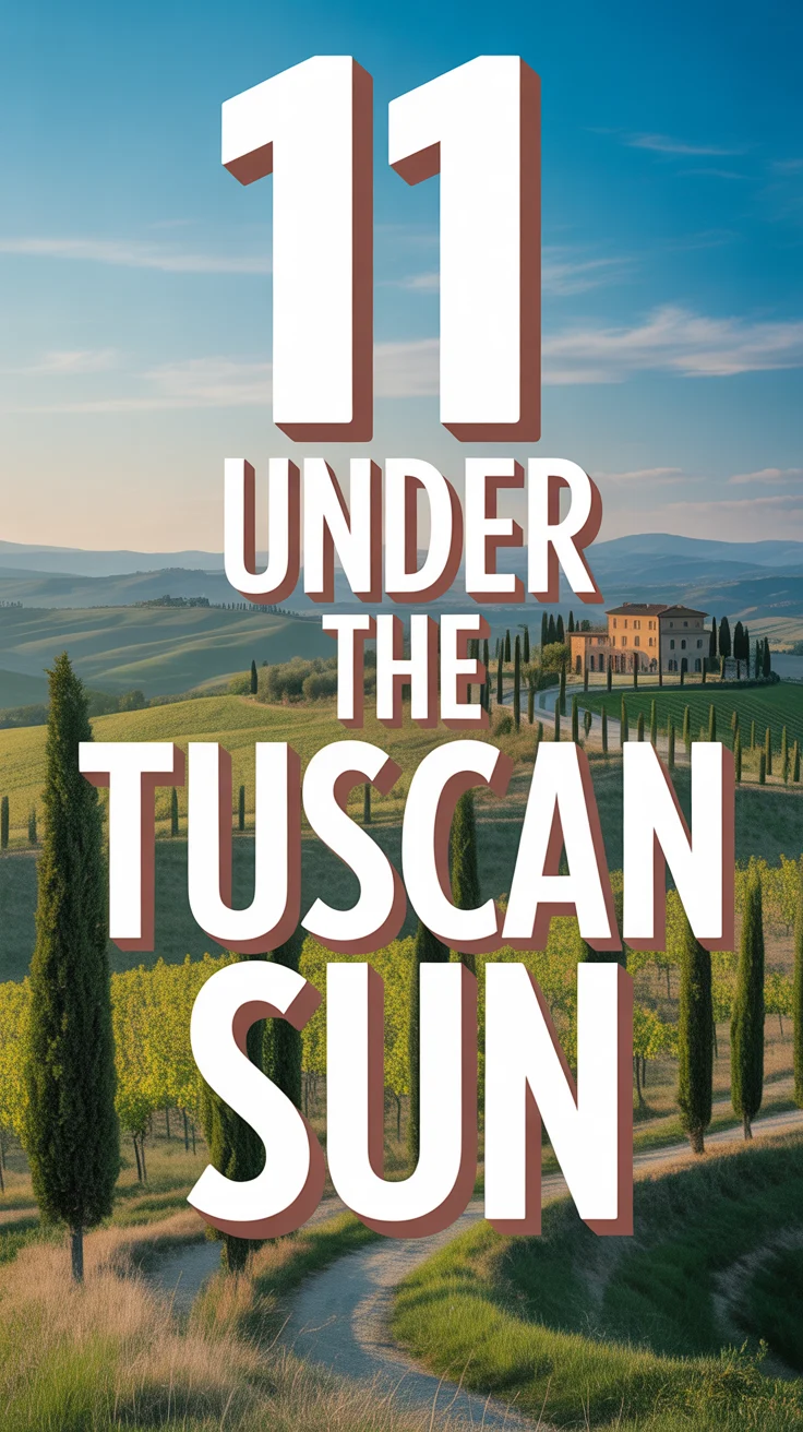 ☀️ 11 Under The Tuscan Sun