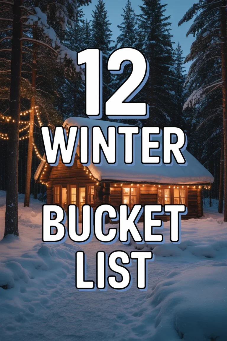 ❄️ 12 Winter Bucket List